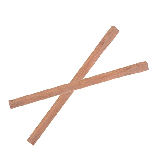 DIYEAH 2Pcs Wooden Axe Handle Replacement Square Camp Handle Skid and Shockproof Design for Easy Installation for Outdoor Chopping and Axe Work