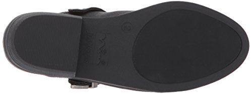 NINA Girls' deb Slip-On, Black, 4 M US Big Kid