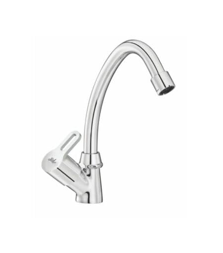 JAl Venna Pillar Tap ‘Swivel’ 15 mm Faucet | Bathroom Taps | Durable & Reliable Premium Material | Stainless Steel Faucet with Chrome Finish | Anti Rust 37274