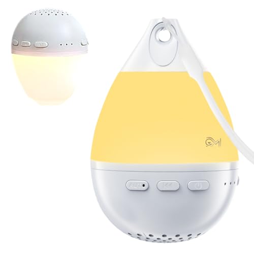 White Noise Sound Machine - Gradient Mode Lumi Egg, Portable Sound Machine with Bluetooth, 26 Soothing Sounds, Night Light, Timer, Noise Canceling for Baby, Adults, Home, Travel & Nursery Gift