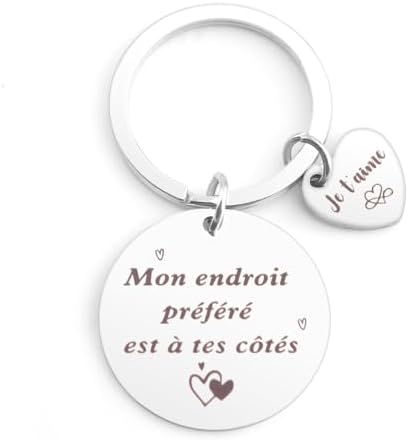Porte-clés Couple Main Dans La Main - Lot De 2, Alliage Zinc, 8cm, Cadeau Anniversaire Saint-Valentin Ami