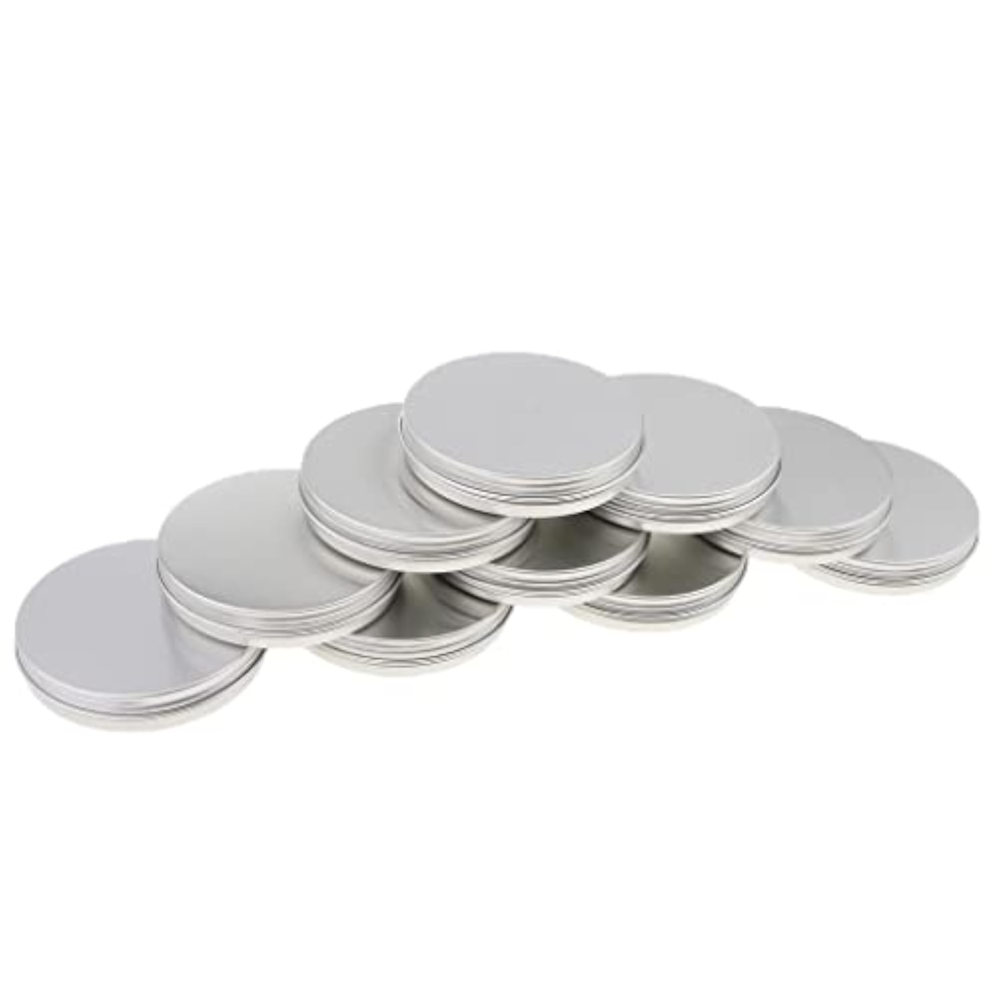 10Pcs Aluminium Empty Tin Jars, Lip Balm Containers