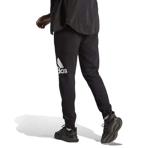 Pants Adidas homme Essentials en molleton noir taille M avec logo