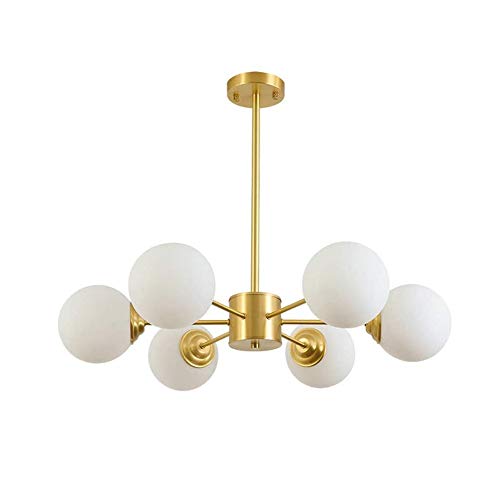 Suspension boule de verre dépoli E27 pour éclairage sans reflet