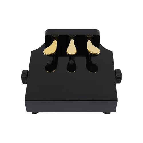 Extensión de pedal de piano para niños, con 3 pedales, pedal de sostenimiento, elevador para asistencia de enseñanza, accesorios para principiantes, banco de extensión, ajustable, lecciones de piano