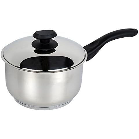 Stainless steel collection SS2016 Stainless Steel Sauce Pan, 16 cm, Silver Cover