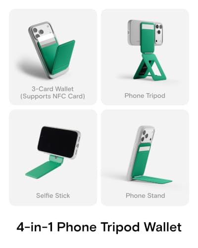 Image of MOFT Snap Phone Tripod Wallet AERA, NFC-Supported Card Holder, iPhone Stand