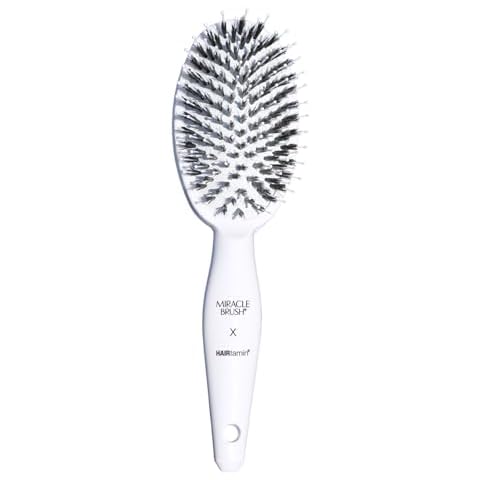 Hairtamin Hair Brush for All Hair Types | Paddle Brush for Blow Drying, Detangling, and Straightening | Anti-Static, Lightweight, and Ergonomic Design | Hair Brush for Men, Women, Kids, and Pets Cover