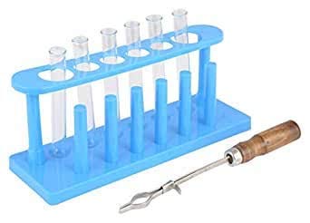SPYLX Borosilicate Glass Test Tube 15X125MM with Test Tube Stand & Test Tube Holder. Combo Pack of 8 (B08ZNV7689) Amazon Price History, Amazon Price Tracker