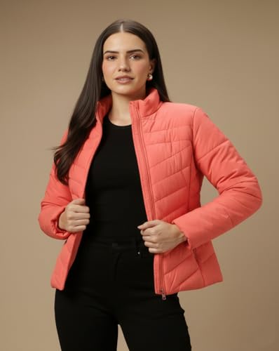 Image of MAYKR Women Jacket,Full Sleeve Jacket,Winter Jacket For Women,Puffer Jacket.8