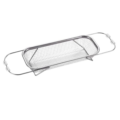 Asyduey Cesta Coladora Expandible de Acero Inoxidable para, Escurridor para Verduras, Platos de Pasta, Colador de Cocina Ajustable Pequeño