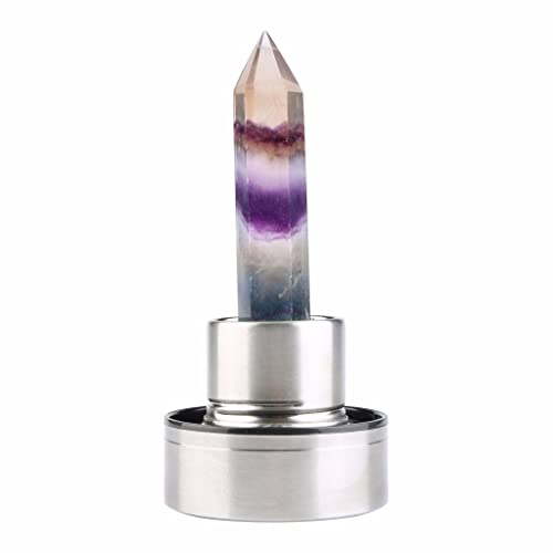 Gourde en cristal naturel et obélisque quartz reiki healing spirit