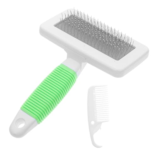 BCOATH Dog Cat Grooming Brush Dematting Comb Fine Teeth Long Rows for Tangled Hair Carpet Removal