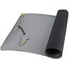 1pc New Black Durable Desktop Anti Static Mat Silicone ESD Grounding Mats 700 * 500mm + Cord for PC Laptop Repair Tools