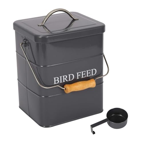 Brabtod Airtight Bird Seed Container with Scoop