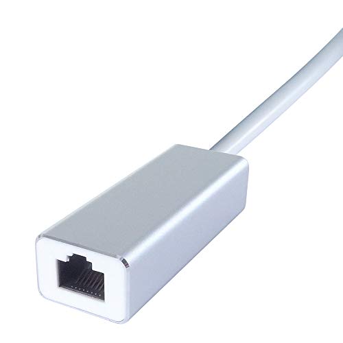 Adaptador USB 3 a RJ45 Cat 6 velocidad Gigabit con conector macho a hembra resistente 3