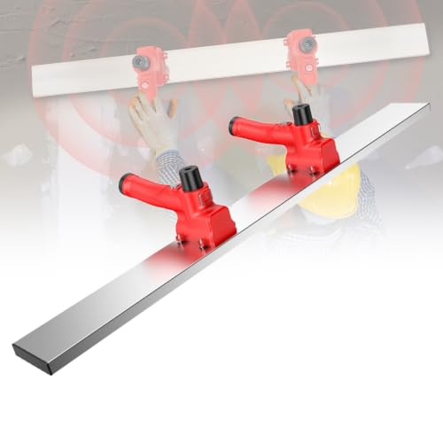 GSHSHOU Máquina Vibratoria para Hormigón, Herramienta Vibratoria Eléctrica de Acabado de Hormigón, con Cuchilla de 180 cm 400MA 12000 RPM, Regla Eléctrica para Superficie de Cemento