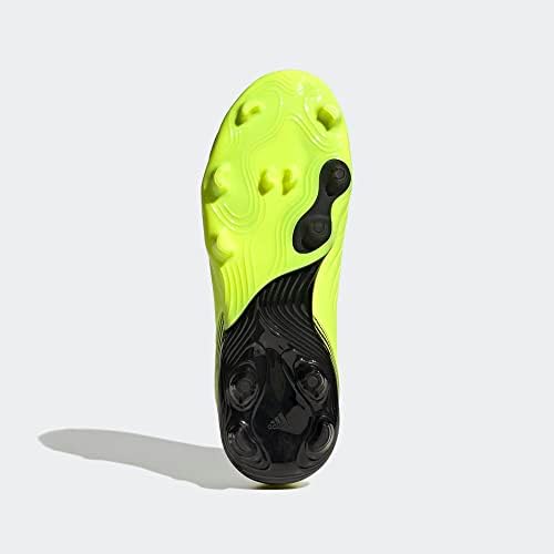 adidas Copa Sense.3 Firm Ground Soccer Shoe, Team Solar Yellow/Black/Solar Red, 4.5 US Unisex Big Kid | Image 3