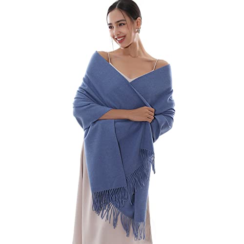 RIIQIICHY Women Scarf Pashmina Shawls and Wraps for Wedding Ladies Winter Scarves