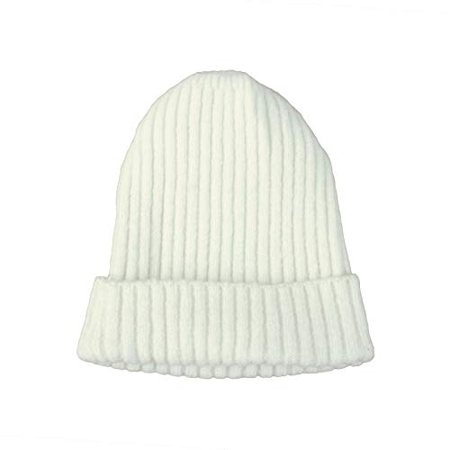 WITHMOONS Ribbed Knit Beanie Hat Classic Plain Warm Cuff Daily