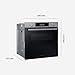 Samsung NV7B4550VAS/U1 Einbau-Backofen, 76 l, AI Backofen, Dual Cook Flex, Pyrolytische Selbstreinigung, SmartThings Cooking, Air Sous Vide, Schwarzes Glas