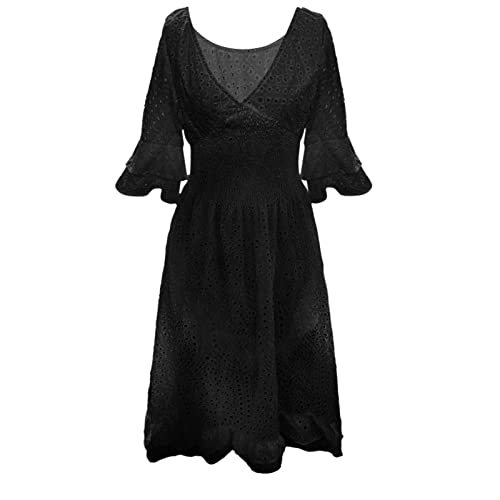 Robe ample confortable pour silhouette sublimée et taille brodée - 7