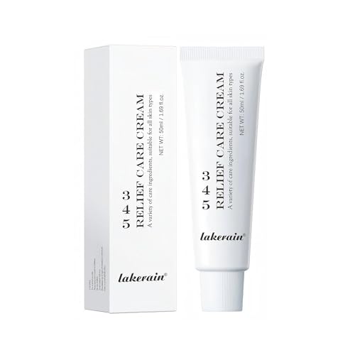 345 Crema Calmante, Crema de Reparación, Crema Hidratante Facial Diaria, Ácido Hialurónico y Ceramida Hidratación Profunda, Recuperación Relajante, Hidratación Profunda (#1, 50ml)
