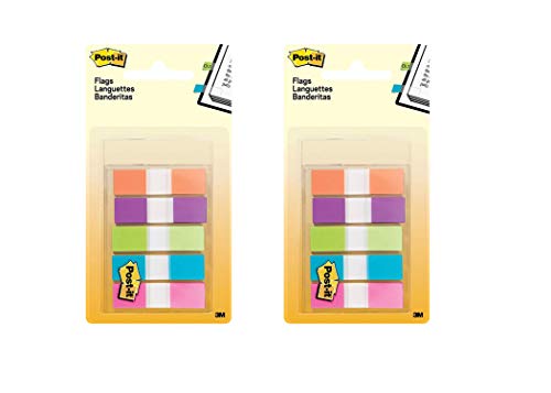 Marcadores Post-it de colores para organizar apuntes de estudio y notas de oficina