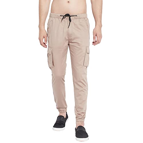 Image of SAPPER Men's Slim Fit Cotton Joggers