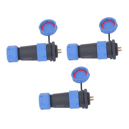 Conector de aviación IP68 2 Pines cobre y PA66 miniatura 4