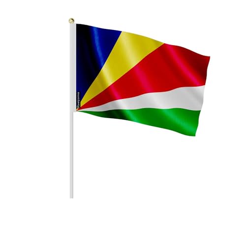 Drapeau Seychelles 14x21cm lot de 100 pour éviter la panne de déco