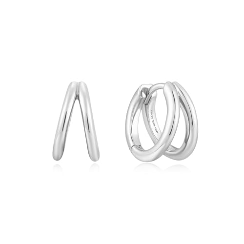 Boucles d'oreilles double huggies ANIA HAIE avec un emballage cadeau inclus