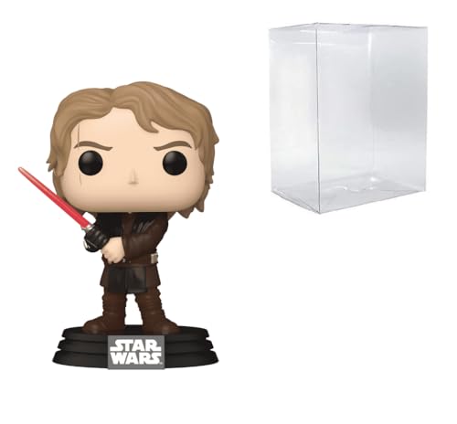 POP! Star Wars: Ahsoka - Anakin Skywalker with Red Lightsaber 751 Exclusive Bundled with Compatible Box Protector Case