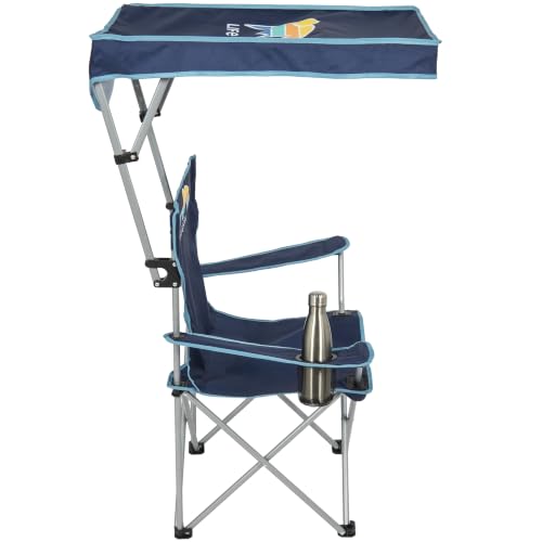 Life is Good Silla Camping con Dosel, Azul miniatura 7