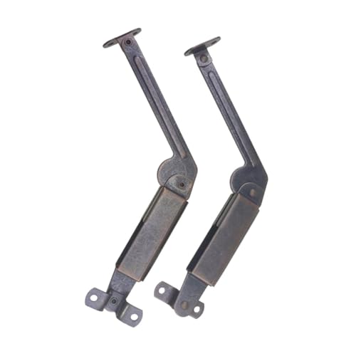 PRETYZOOM 2個 弾簧長腕 曲手支? 収納ボックス対応 耐久素材使用 滑らか表面でキズ防止 用木箱 キャビネット用 便利設置