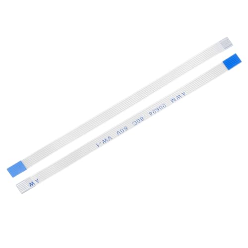 uxcell câble plat FFC FPC 6 broches 0.5 mm pas B type 80mm 10pc
