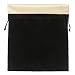 Satin Drawstring Bag, Segbeauty Large Velvet Bag Hair Dryer Bag Satin Liner Storage Bag Drawstring Velvet Pouch 11.8x15.7 inch Black Gym Bag Garment Organizer for Diffuser, Straighteners, Clothes
