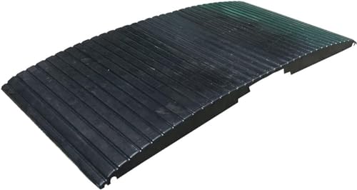 Loading Ramps,Rubber Threshold Ramps for Driveway, Sidewalk, s and Scooters, Threshold Ramp with Fixing Screws (Size : 38x82x3.8cm) (One Color 38x82x3.8cm)