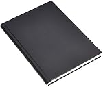 Amazon Basics Professional Journal, 10.5X7.5 inches, Black, 2-Pack