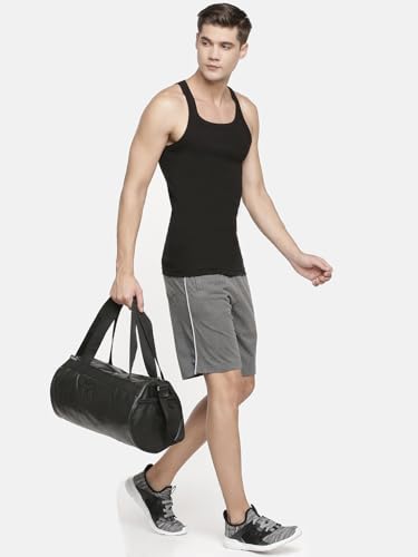 Image of Macroman M-Series Rocker Sports Vest for Men in 100% Combed Cotton with Square Neckline & Contoured Armholes