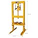 Luxebough Hydraulic Press, 6 Ton Hydraulic Shop Press for Bearing U-Joint Gear Removal, Adjustable Height, Steel H-Frame Design, Heavy Duty Industrial Power Tool, Professional Finish (Yellow)