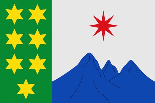 Drapeau Casbas de Huesca grand format en tissu résistant pour mât - 2