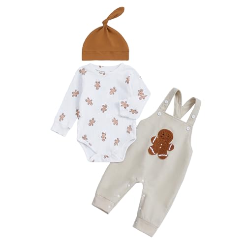 Image of Bay Boy Easter Outfit Newborn Striped Bodysuit Bunny Carrot Overalls Pants Set Infnat Cute Spring Summer Clothes