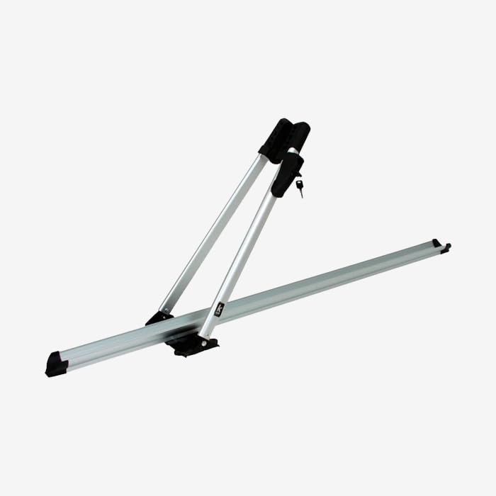 Suporte De Bicicleta Transbike Kiussi Modelo Tonale Antifurto (Prata)