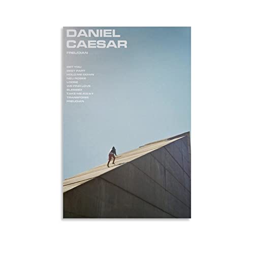 WEIPBART Daniel Caesar Poster Freudian Album Cover Canvas Poster Print Music Posters for Room Aesthetic Gift Unframe-style12x18inch(30x45cm)