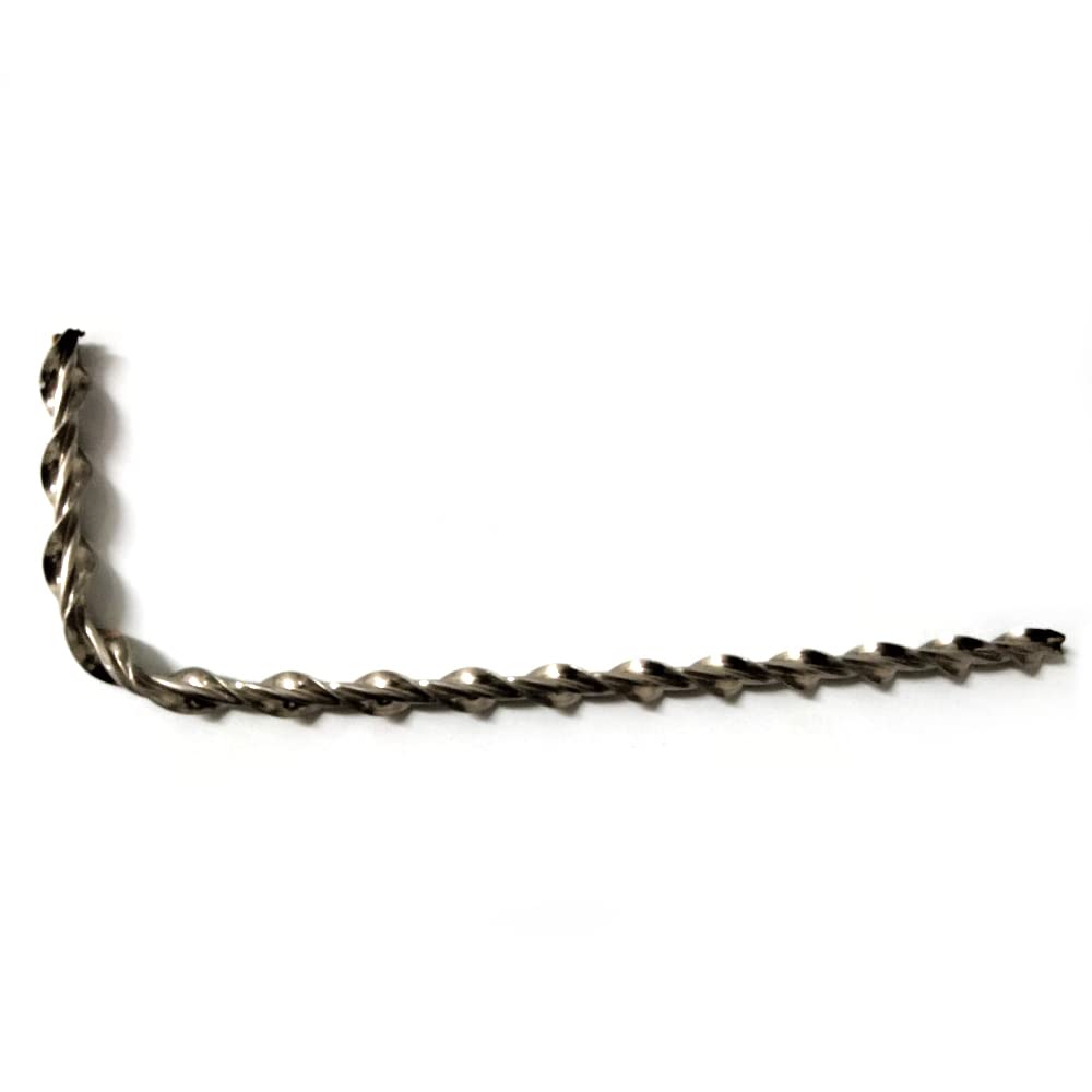 Pack 5 Grapas Helicoidales Acero Inox 304 22cm x Ø8mm para Grietas | Para coser grietas y juntas y reforzar estructuras de hormigón, ladrillo, piedra y mampostería.