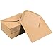 Juvale Craft Envelope A2 - A2 Brown Envelopes, 4 3/8 x 5 3/4 In, 100 Pack, Pointed V-Flap - Water-Activated Seal & Tear-Resistant - Wedding Invitations, Baby Shower & Party Cards & Photos