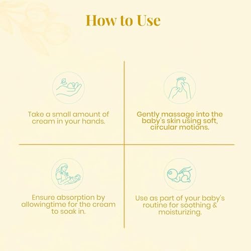 Image of Pure Aura Baby Massage Cream 100g - Doctor Recommended Ayurvedic Baby Cream with Natural Herbs | Chemical-Free Nourishing & Soothing Care for Newborns & Kids