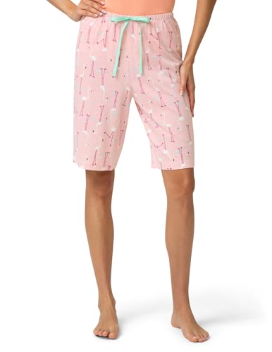 Image of HUE Women's Summer Vacation Pajama Separates, Soft, Whimsical Print Pjs with Tropical Beach Themes, Flip Flops, Cocktails