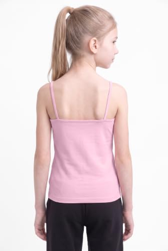 Image of Kurve Girl's Sleeveless Tank Top - Stretch Undershirts Cami Camisole, UV Protective Fabric, Rated UPF 50+ (Made in USA)